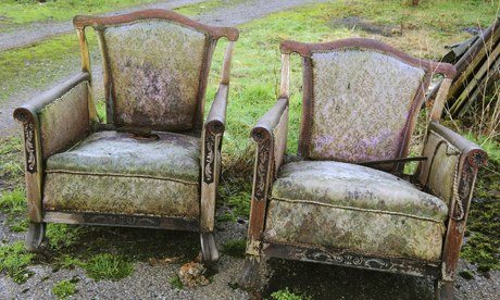 Armchairs in the street