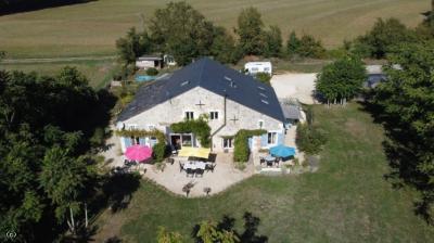 &#8364;368400 - No Close Neighbours ! Beautiful Old Stone House With 2 Gites, Near Verteuil-sur-char