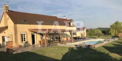 Jolie Maison En Pierre A 10km Au Nord Du Mele, Avec Piscine