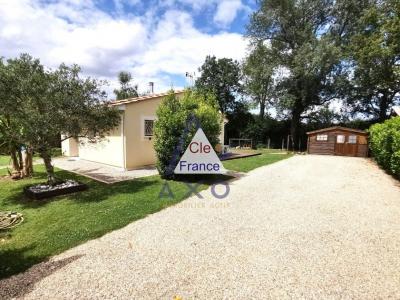 Maison T5 De 105.25m² De Plain-pied Avec Jardin Sur Terrain Clos De 1054m²