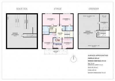 Maison De Ville 175 M2 Evolutive Avec Grenier Amenageable, Salon, Jardin Sud, 6 Chambres- Proche Sac