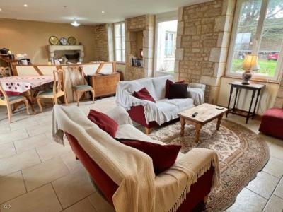 &#8364;349000 - Beautiful, Spacious And Versatile Stone House Tucked Away Close To Ruffec