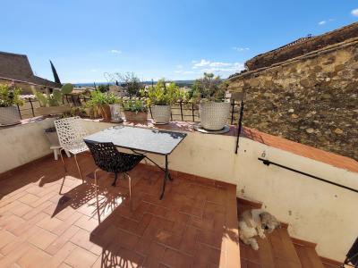 Super Pretty Village House With 150 M2 Living Space, Garage And Terraces With Stunning Views.