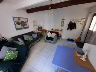 Pretty Village House To Refresh With 75 M2 Of Living Space With Small Courtyard.