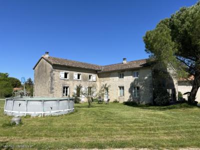 &#8364;349000 - Beautiful, Spacious And Versatile Stone House Tucked Away Close To Ruffec