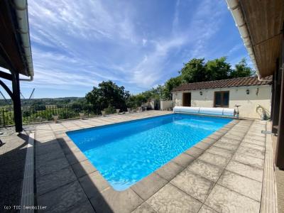 &#8364;208000 - Incredible Views! Superb Stone House With Three Bedrooms And A Heated Saltwater Pool