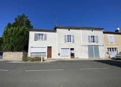 &#8364;74000 - Large Village House In Saint Macoux With Lots Of Potential