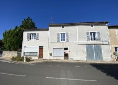 &#8364;74000 - Large Village House In Saint Macoux With Lots Of Potential