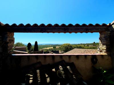 Old Stone Barn Entirely Renovated With 178 M2 Of Living Space, Courtyard, Terrace With Panoramic Vie