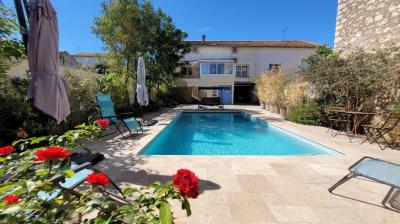 Charming 1940s Villa Completely Renovated With Garage, Terrace, Heated Swimming Pool And Summer Kitc