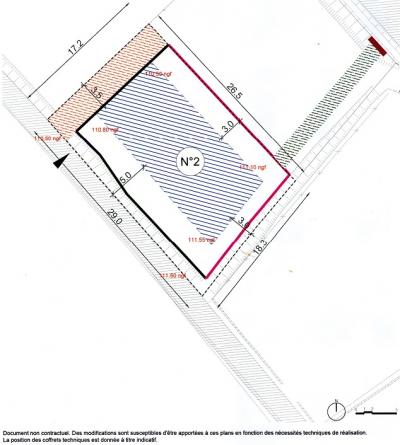 Two Flat And Serviced Building Plots Of 487 M2 And 486 M2, In A Quiet Lane Off A Housing Estate.