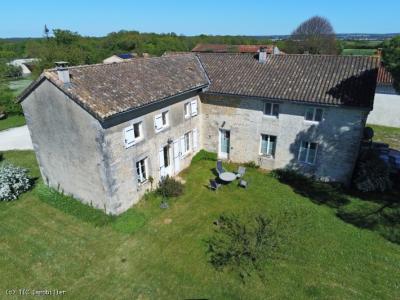 &#8364;349000 - Beautiful, Spacious And Versatile Stone House Tucked Away Close To Ruffec