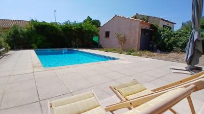 Single Storey Villa With Main Residence And Gite, On A Landscaped Plot Of 599 M2 With Pool.
