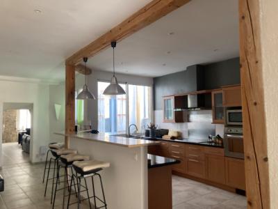 Carcassonne Lezignan Axis Renovated Village House With 3 Bedrooms, Terrace, Garage