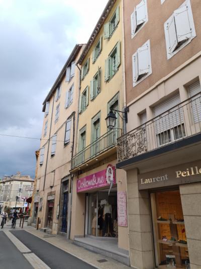 Limoux, Apartment Building, Renovated, Shopping Street.