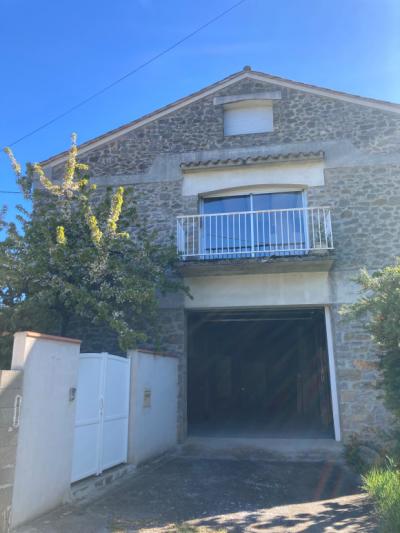 In A Charming Village South Of Carcassonne, Beautiful Stone House With Outbuilding And Garden.